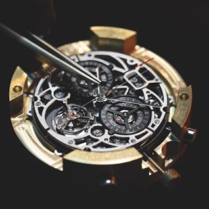 Audemars Piguet Code 11.59 Universelle Kaliber 1000 Zeiger setzen