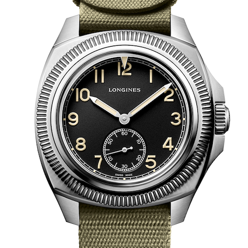 Longines Pilot Majetek L2.838.4.53.8 NATO Band Zehn vor Zwei