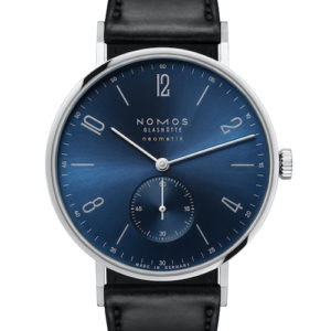 Nomos Tangente neomatik 39 Blaugold Zifferblatt