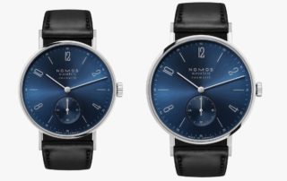 Nomos Tangente neomatik Blaugold 3543 und 2362_