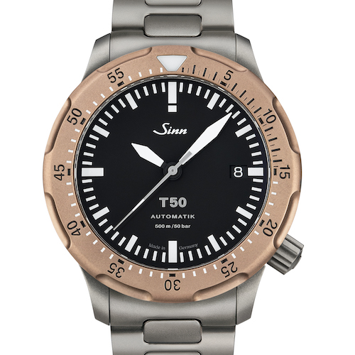 Sinn Spezialuhren T50 GBDR Massivrmband Sinn Spezialuhren T50 GBDR Massivrmband