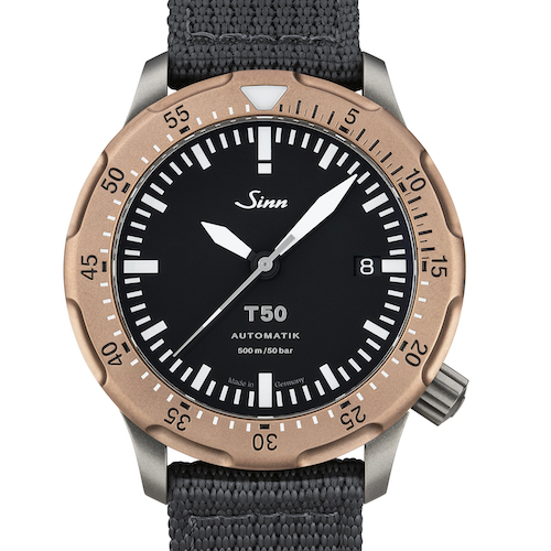 Sinn Spezialuhren T50 GBDR schwarzes Armband Sinn Spezialuhren T50 GBDR schwarzes Armband