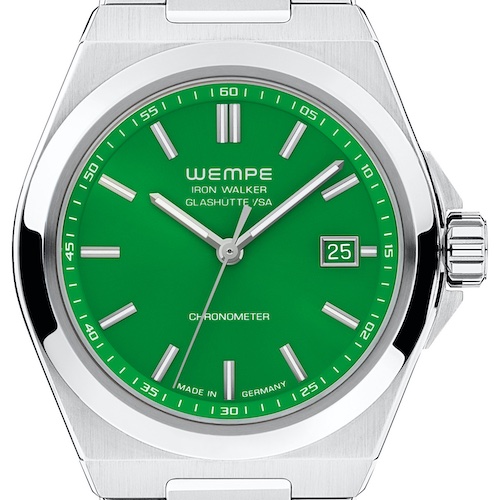 Wempe Iron Walker Automatik 40 Smaragdgruen WI100017 Wempe Iron Walker Automatik 40 Smaragdgruen WI100017