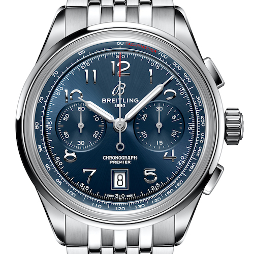 breitling premier chronograph 42 blue