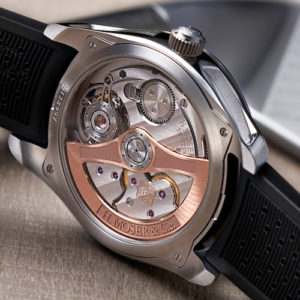 H. Moser & Cie. 3804-1208 Pioneer Tourbillon Arctic Blue 40mm