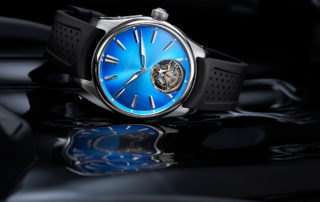 H. Moser & Cie. 3804-1208 Pioneer Tourbillon Arctic Blue 40mm