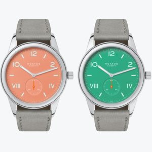 Nomos Club Campus cream cream coral electric green