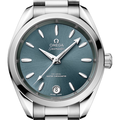 Omega Seamaster Aqua Terra 34mm Lagoon Green 22010342010001f Omega Seamaster Aqua Terra 34mm Lagoon Green 22010342010001f