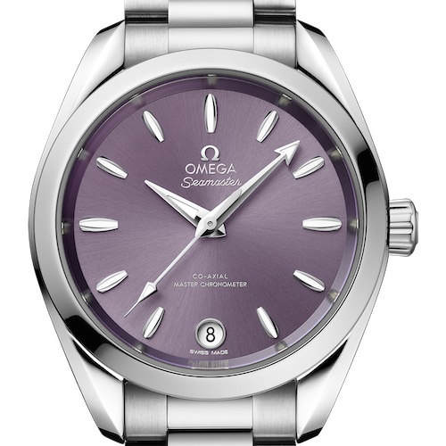 Omega Seamaster Aqua Terra 34mm Lavender 22010342010002f Omega Seamaster Aqua Terra 34mm Lavender 22010342010002f