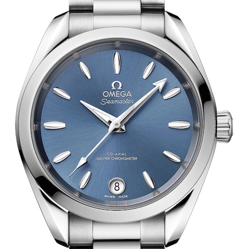 Omega Seamaster Aqua Terra 34mm Sea Blue 22010342003002f Omega Seamaster Aqua Terra 34mm Sea Blue 22010342003002f