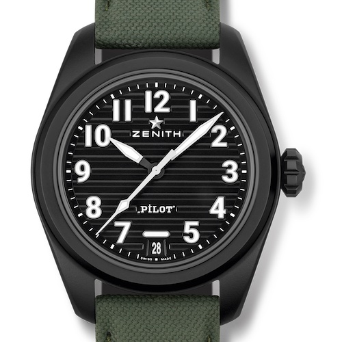 Zenith Pilot Automatic Ceramic Ref. 49.4000.3620.21.I001 khaki Zenith Pilot Automatic Ceramic Ref. 49.4000.3620.21.I001 khaki