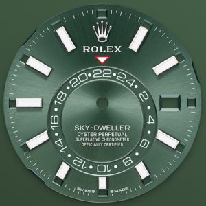 Rolex Sky Dweller Grünes Zifferblatt