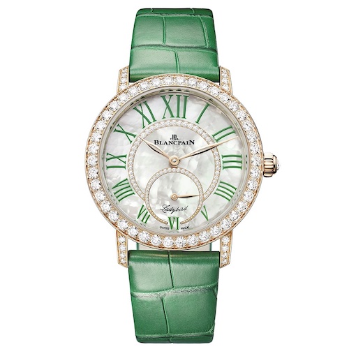 Blancpain Ladybird Gelbgold Kleine Sekunde Waldgrün Blancpain Ladybird Gelbgold Kleine Sekunde Waldgrün