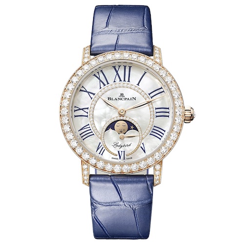 Blancpain Ladybird_Gelbgold_Mondphase_Mitternachtsblau Blancpain Ladybird Gelbgold Mondphase Mitternachtsblau