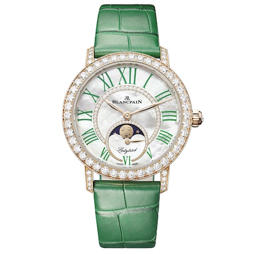 Blancpain Ladybird Gelbgold Mondphase Waldgrün Blancpain Ladybird Gelbgold Mondphase Waldgrün