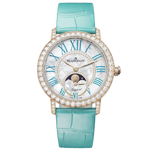 Blancpain Ladybird Gelbgold Mondphase Türkis Blancpain Ladybird Gelbgold Mondphase Türkis