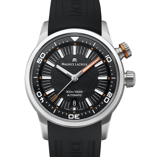 Maurice Lacroix Pontos S Diver Schwarz PT6248-SS00L-330 Die Maurice Lacroix Pontos S Diver mit schwarz gekörntem Zifferblatt.