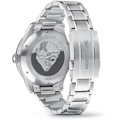 Montblanc 1858 Iced Sea Automatic Date Stahlband Montblanc 1858 Iced Sea Automatic Date Stahlband