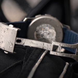 Mühle Glashütte Seebataillon GMT Titanschließe
