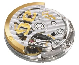 Das Kaliber 39-60 von Glashütte Original besitzt 30 Lagersteine.
