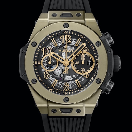 Hublot Big Bang Unico Full Magic Gold 421.MX.1130.RX Die Big Bang Unico Full Magic Gold von Hublot aus dem Jahr 2023.