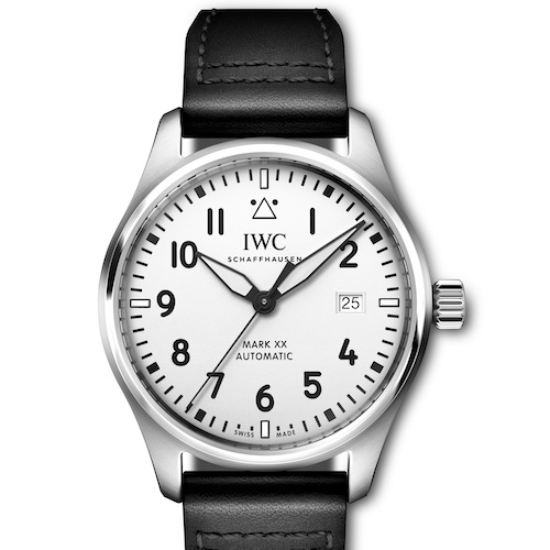 IWC Schaffhausen Mark XX IW328207 Die IWC Schaffhausen Pilot's Watch Mark XX ist jetzt mit argentéfarbenem Zifferblatt erhältlich.