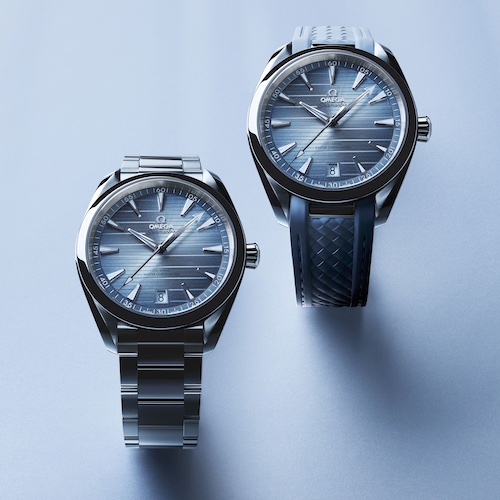 Omega 220.12.41.21.03.008 Seamaster Aqua Terra Front Stahlband Kautschukband Die Seamaster Aqua Terra 41mm ist am Edelstahl- oder Kautschukband lieferbar.