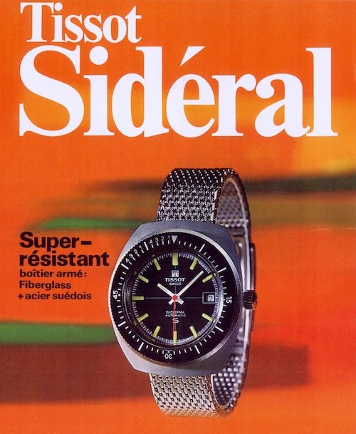 Tissot Sidéral Anzeige 1969 Eine Anzeige für die Tissot Sidéral aus dem Jahr 1969.
