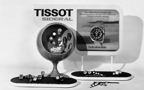 Tissot Sideral Display 1969 Ein Display für den Verkauf aus dem Jahr 1969.