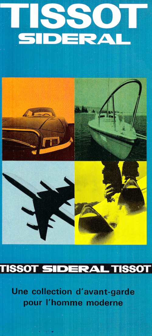 Tissot Sideral Kollektion 1969 Eine Anzeigenkampagne für die Sidéral Kollektion aus dem Jahr 1969.