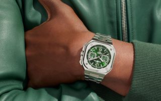 Bell & Ross BR05 Green Steel Cover BR05C-GN-ST/SST