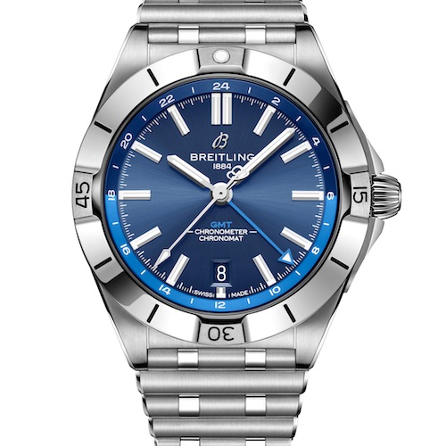 Breitling Chronomat GMT Sylt Edition 2023 Ref. A323986A1C1A1 Front Die Limitierung »One of 288« ist auf der Rückseite eingraviert.