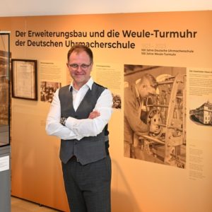 Der Direktor des Deutschen Uhrenmuseums Glashütte, Dr. Ulf Molzan.