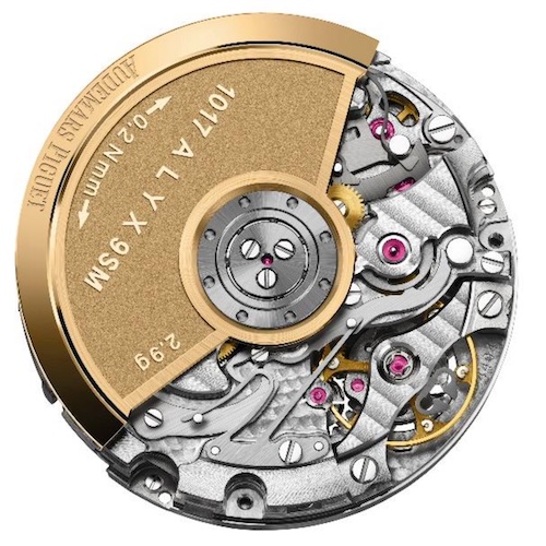 Audemars Piguet Kaliber 4404 Rückseite Gelbgold Das Kaliber 4404 besteht aus 433 Einzelteilen.