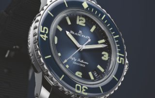 Blancpain Fifty Fathoms Only Watch 2023 42,3 MM Blau Aufmacher