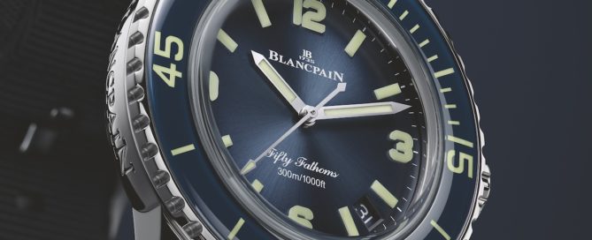 Blancpain Fifty Fathoms Only Watch 2023 42,3 MM Blau Aufmacher