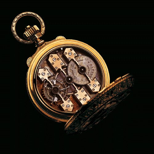 Girard-Perregaux Tourbillon Esmerada Eine besonders prächtig ausgeführte Taschenuhr mit Tourbillon ist die La Esmeralda.