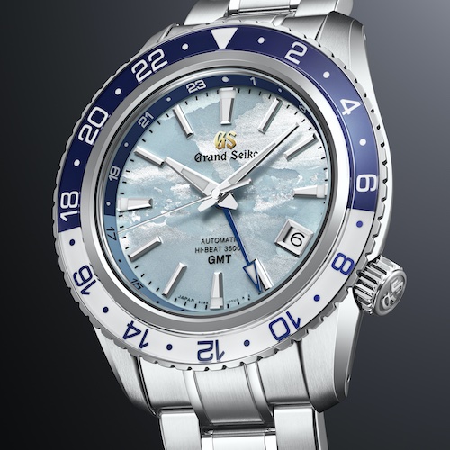 Grand Seiko SBGJ275 Krone Das Saphirglas ist doppelt gewölbt und mit einer Antireflexionsbeschichtung versehen.