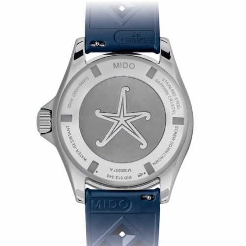 Mido Oceanstar Tribute M026.807.11.041.01 Boden Die Bänder besitzen ein Wechselsystem zum leichten Austausch.
