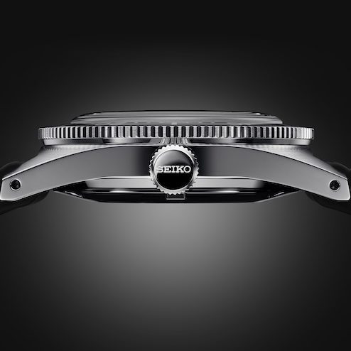 Seiko Prospex 1965 Diver´s Re-creation SJE093J1 Dank der schlankeren Konstruktion des Uhrwerks ist die Uhr 0,5 Millimeter dünner.