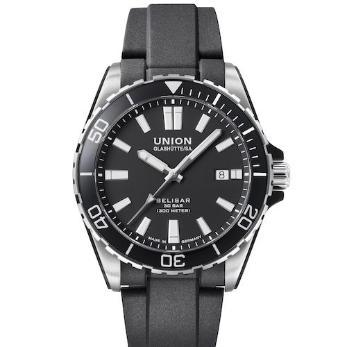 Union Glashütte Belisar Datum Sport Pro D014.907.27.051.00 Belisar Datum Sport Pro Schwarz Kautschuk Die Union Glashütte Belisar Datum Sport Pro ist wasserdicht bis 30 Bar.