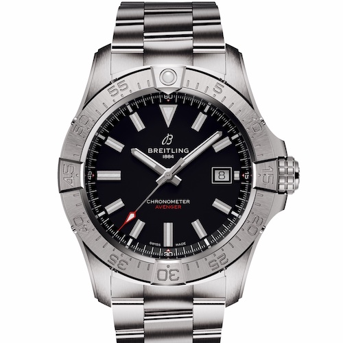 Breitling Avenger Automatic 42 Ref. A17328101B1A1 Die Krone der Automatikversion ist verschraubt und besitzt zwei Dichtungen.
