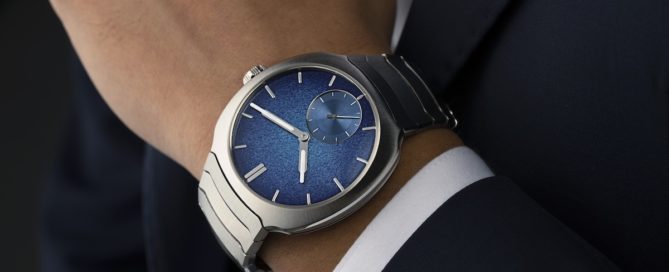 H. Moser & Cie. 6500-1200 Streamliner Small Seconds Aqua Blue