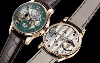 Moritz Grossmann Backpage Racing Green Roségold
