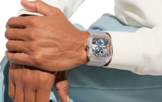 Bell & Ross BR 01 Cyber Skull Sapphire Ice Blue