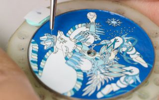 Hermès Slim d'Hermès Le sacre des saisons Emaillemalerei