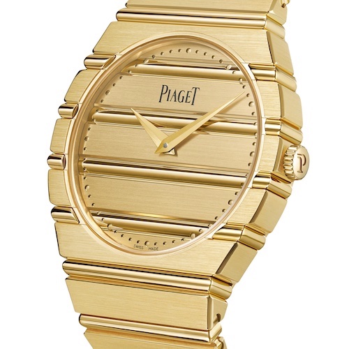 Piaget Polo 79 2024 PGGP49150 Krone Die Piaget Polo 79 hat eine Bauhöhe von 7,45 Millimetern.
