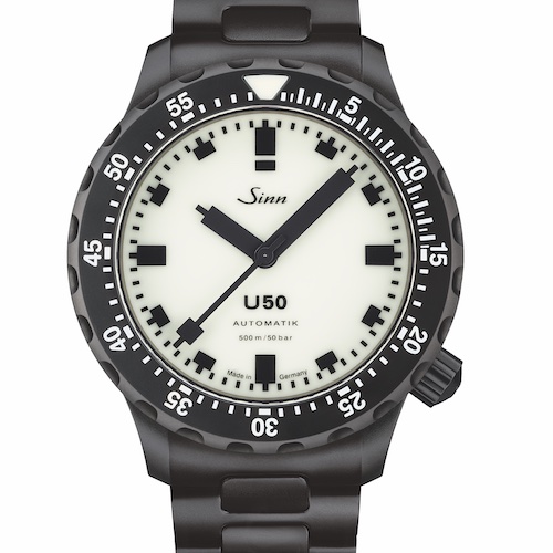 Sinn Spezialuhren U50 S L Die Sinn Spezialuhren U50 S L hat einen Durchmesser von 41 Millimetern.