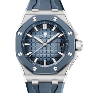 Das Edelstahlgehäuse der Royal Oak Offshoer ist wasserdicht bis zehn Bar.