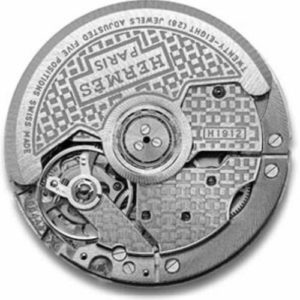 Das automatische Kaliber H1912 stammt von der Manufaktur Vaucher.